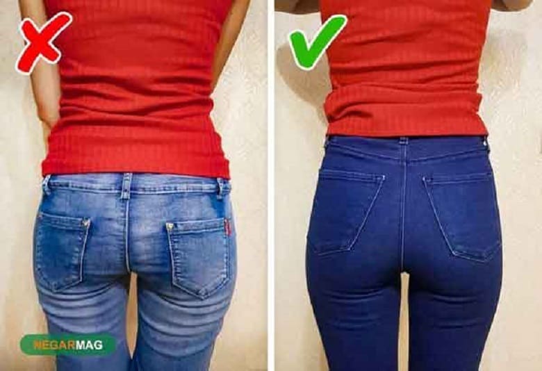 دخترها با پوشیدن شلوار جین اشتباهی زشت می شوند.