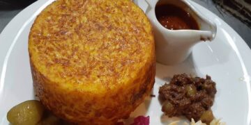 بادمجان لا پلو