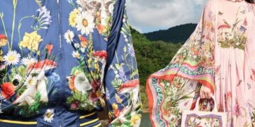 بهار امسال لباس با گل های درشت مد است!