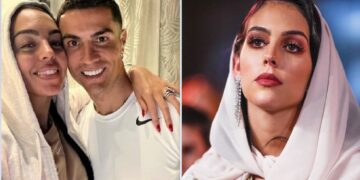 چهره طبیعی و بدون آرایش جورجینا و رونالدو که احتمالا ندیده اید