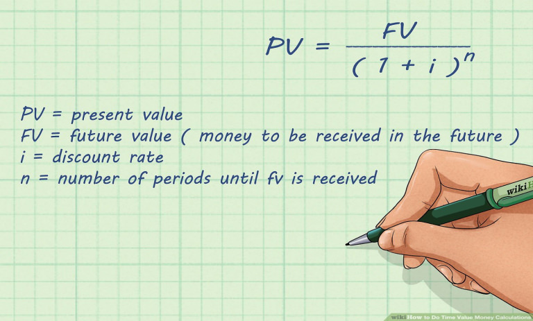 فرمول محاسبه ارزش زمانی پول