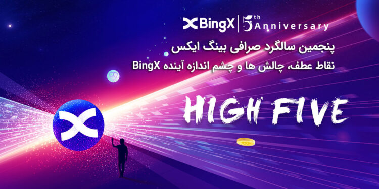 پنجمین سالگرد صرافی بینگ ایکس Bingx: نقاط عطف، چالش ها و چشم انداز آینده BingX