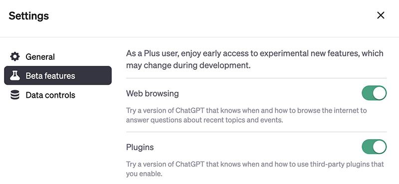 ChatGPT می توانند به 70 افزونه جدید دسترسی داشته