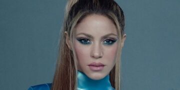 ظاهر شیک شکیرا برای مسابقه فرمول یک در بارسلونا