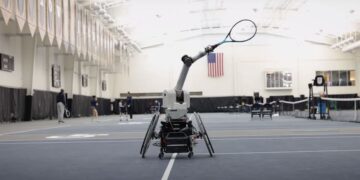 1687173443 اولین ربات تنیس جهان ساخته شد