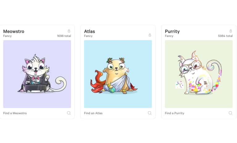 گربه های فانتزی Cryptokitties