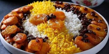 طرز تهیه رشته پلو قیسی؛ مناسب برای مجالس و مهمانی.