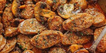 خوراک کدو و سوسیس