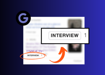 روی برچسب Interview برای نتایج جست‌وجو کار می‌کند.webp