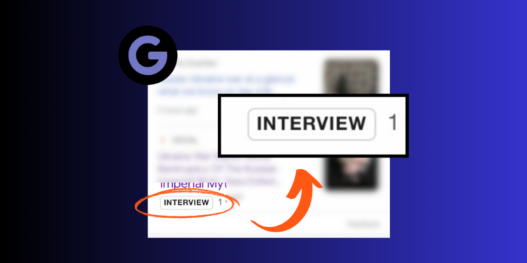 گوگل روی برچسب Interview برای نتایج جست‌وجو کار می‌کند.webp