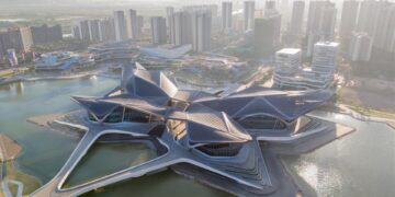 ساخت یک مرکز فرهنگی فوق العاده با الهام از پرندگان