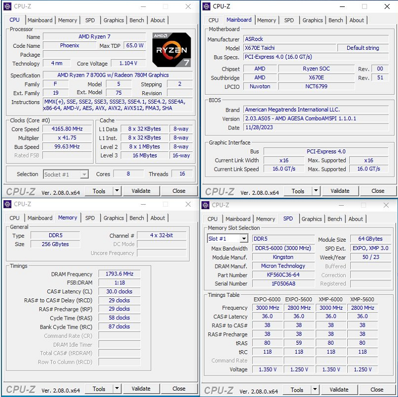 مشخصات APU دسکتاپ Ryzen 8000G Hawk Point AMD تایید شد