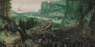 آیا این نقاشی عجیب ثابت می‌کند دایناسورها در کنار انسان