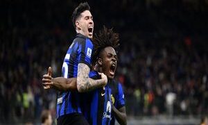 اینتر در لحظات پایانی قهرمانی را از چنگ ناپولی درآورد