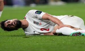 رباط بازیکن تیم ملی پاره شد