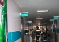 وقوع حریق در بیمارستان کاشانی اصفهان عکس