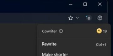 ویژگی Cowriter هوش مصنوعی به زودی به Notepad می آید