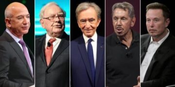 پنج فرد ثروتمند جهان دارایی خود را دو برابر کرده‌اند