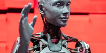 1710380617 ربات امکا با حالت چهره ترامپ و صدای باب اسفنجی