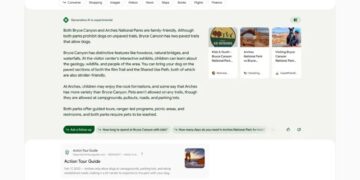 گوگل نتایج جستجوی هوش مصنوعی