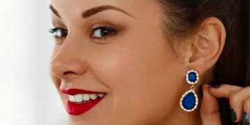 کدام گوشواره برای خانم هایی با صورت لوزی مناسب است؟