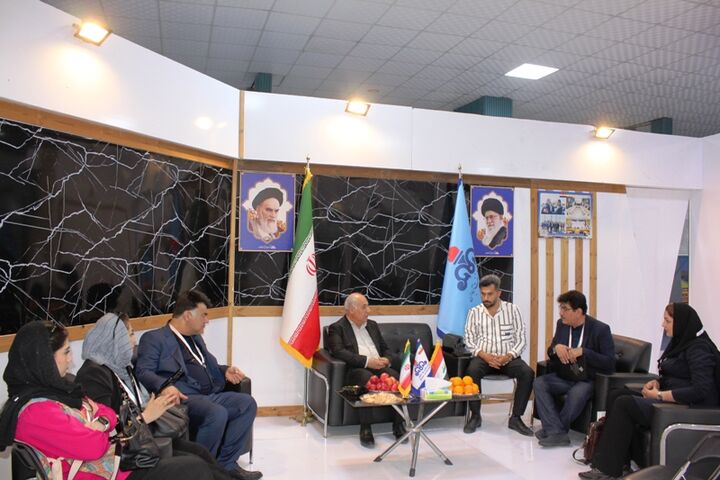 مرکز آموزش تجاری خائیز برای ارتباط نفتی خوزستان و جهان هیئت اقتصادی در نمایشگاه نفت عراق حضور یافتند