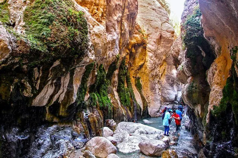 تصاویری از تنها آبشار نمک جهان در ایران