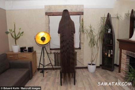 بلندترین موی دختر دنیا