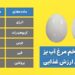 کالری تخم مرغ آپ پز و ارزش غذایی آن 🥚