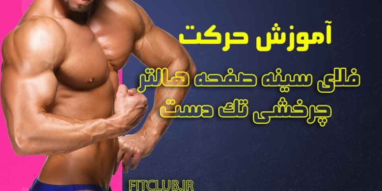 فلای-سینه-صفحه-هالتر-چرخشی-تک-دست