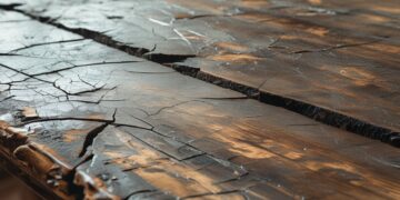 سطح میز چوبی