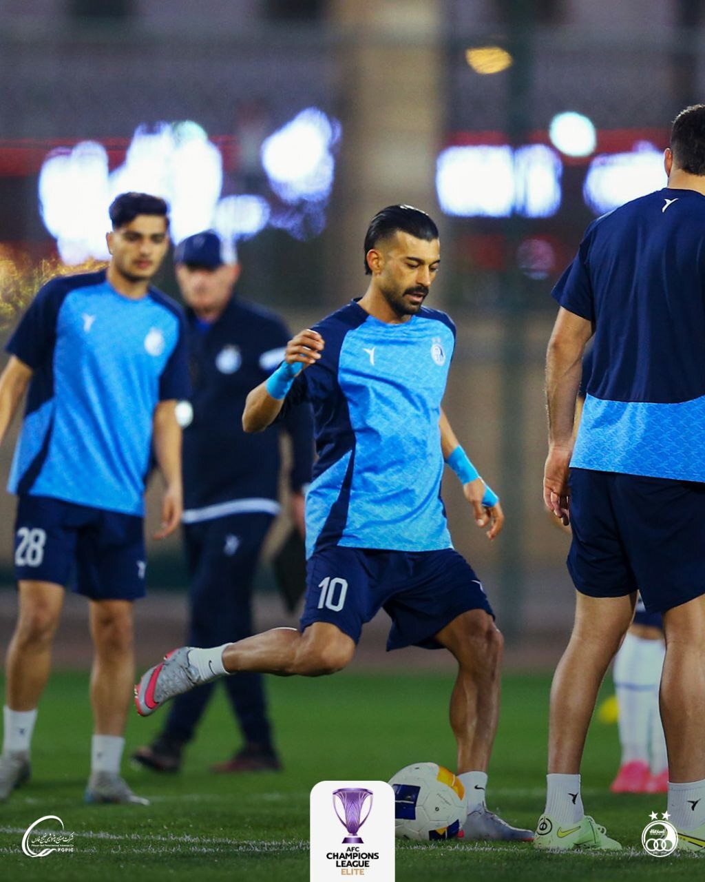 (عکس) تمرین استقلال تاکتیکی در ریاض