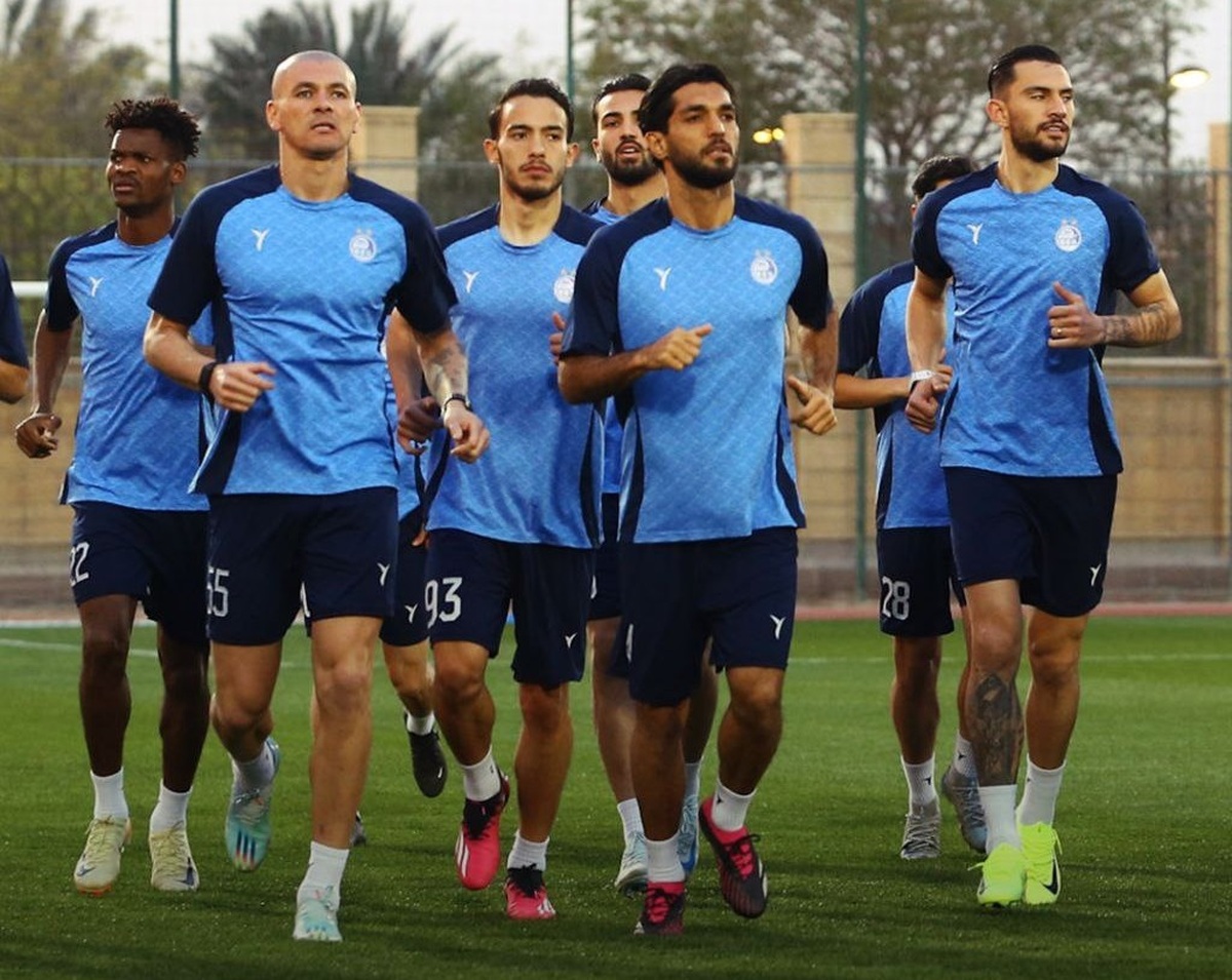 (عکس) تمرین استقلال تاکتیکی در ریاض