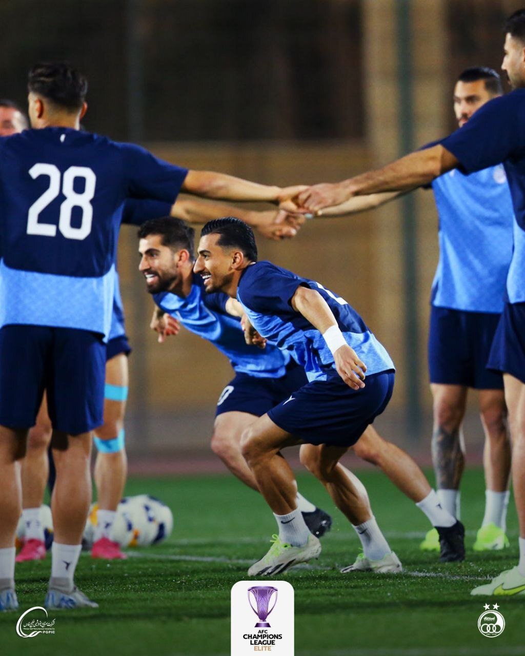 (عکس) تمرین استقلال تاکتیکی در ریاض