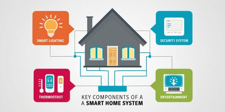 اجزای سیستم خانه هوشمند
