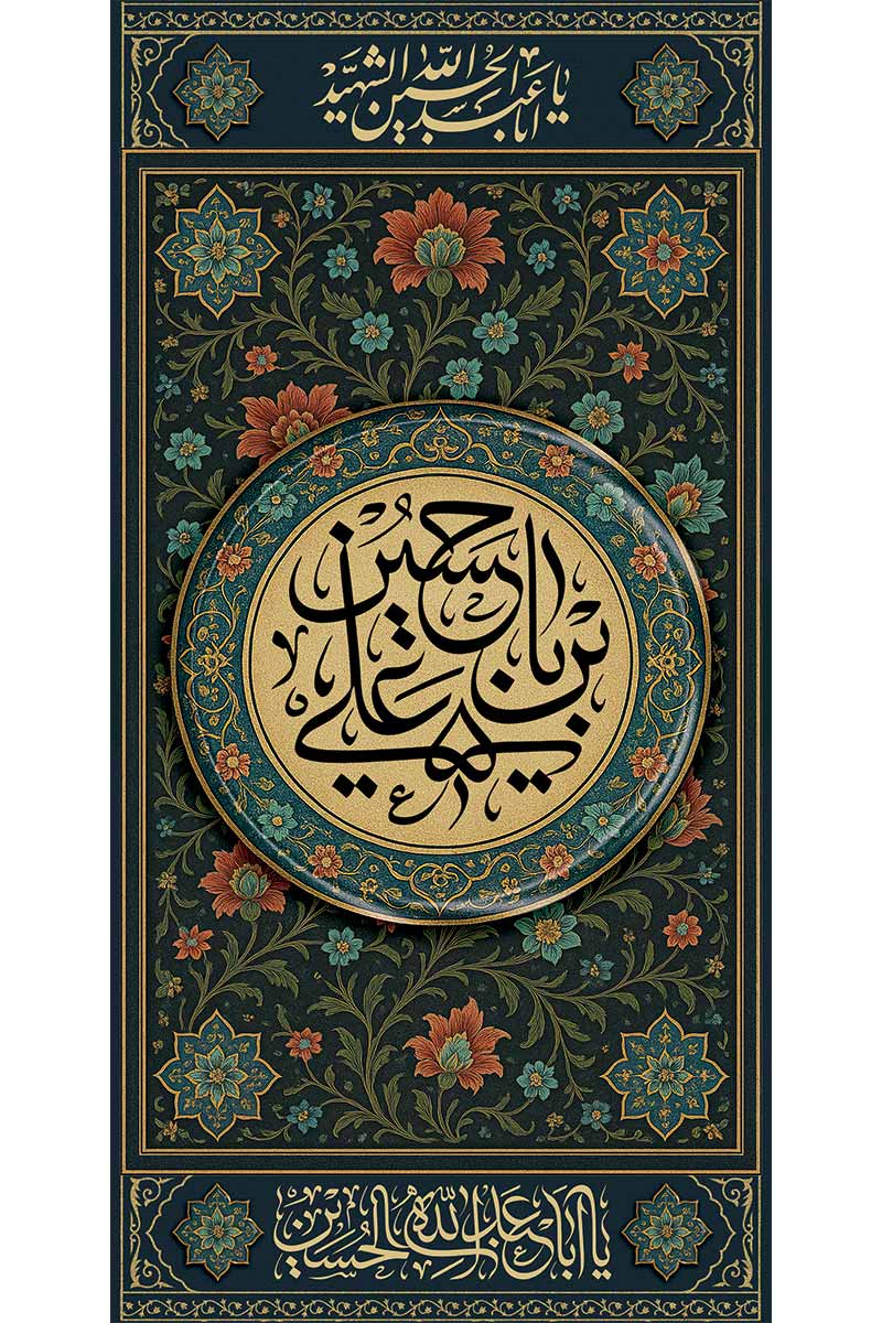 بنر عمودی محرم