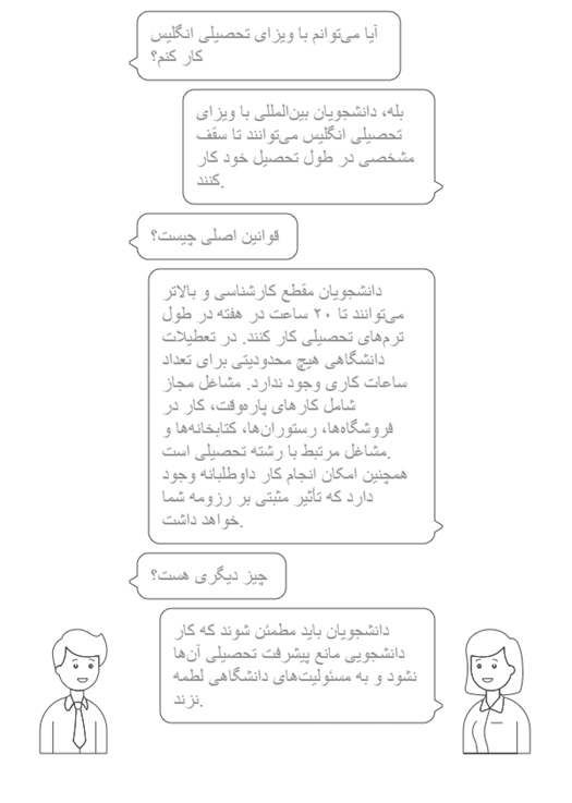 آیا با ویزای تحصیلی انگلیس می توان کار کرد؟