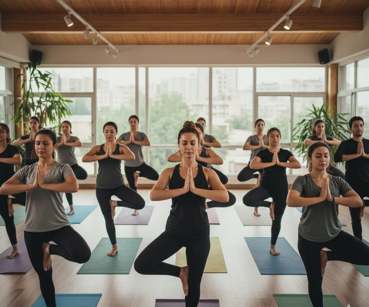 بهترین مرکز یوگا در کاراج با الهام 4 بهترین باشگاه یوگا در کاراج واقع در خیابان درخت