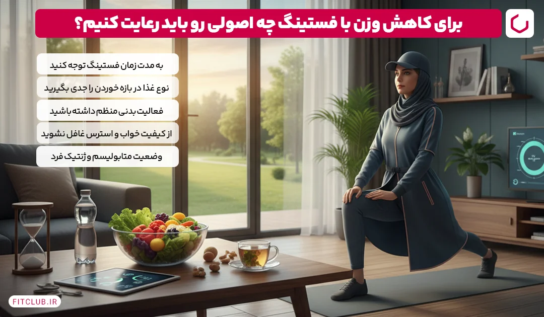 با رژیم ناشتا چقدر وزن کم می کنیم؟ عوامل موثر بر کاهش وزن با فیت کلاب ناشتا