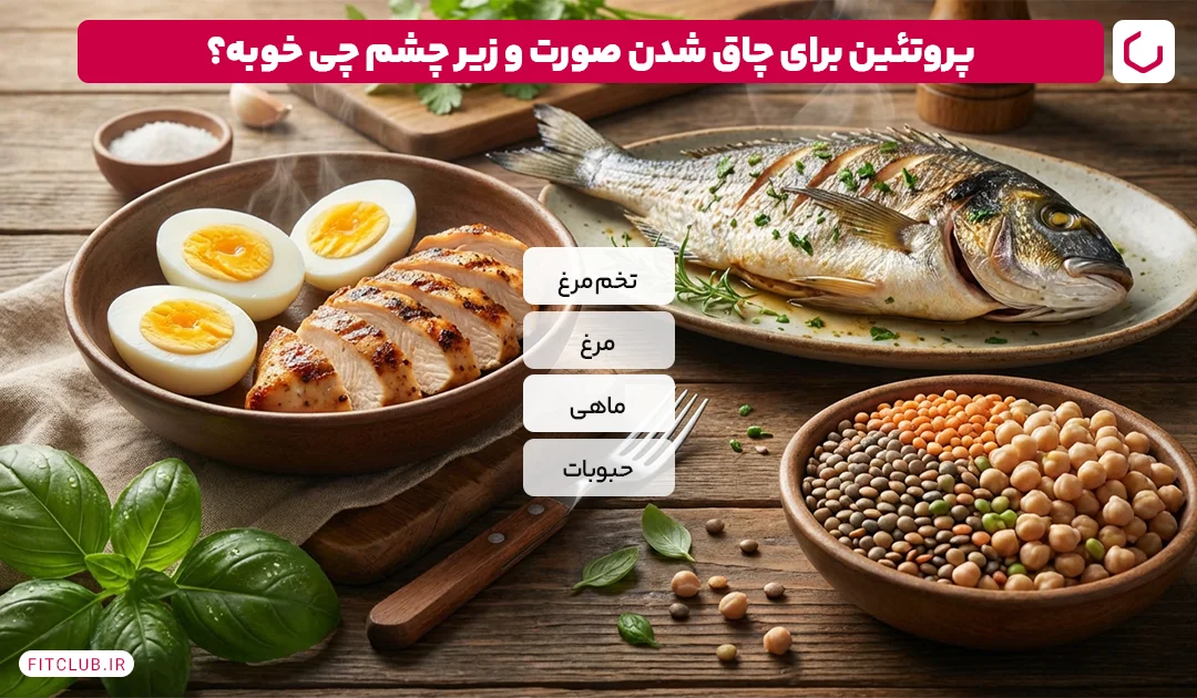 فیت کلاب پروتئین با کیفیت بالا برای چاق کردن صورت و زیر چشم