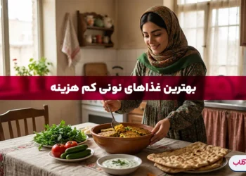غذای نونی کم هزینه