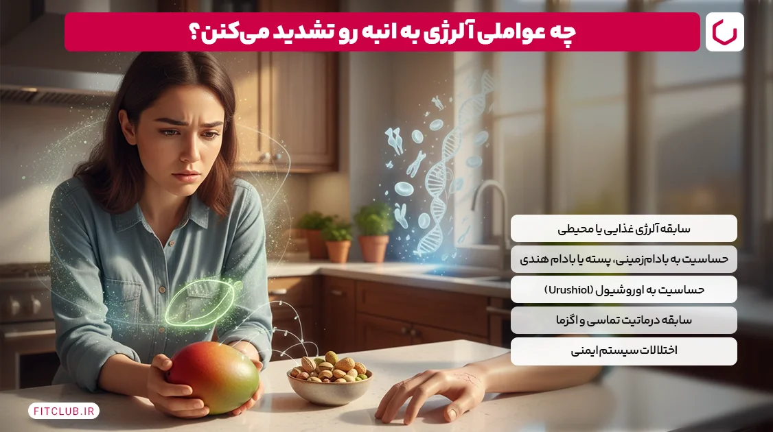 چه عواملی احتمال حساسیت به انبه را افزایش می دهد؟ | باشگاه تناسب اندام