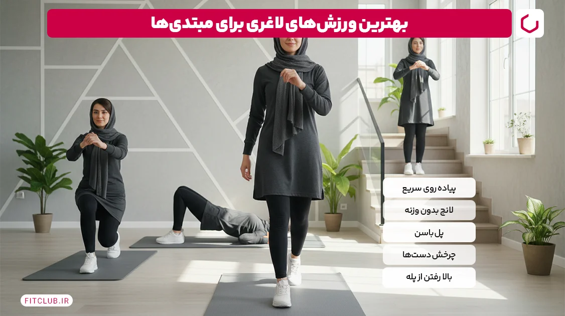 ورزش برای کاهش وزن بهترین ورزش برای مبتدیان Fit Club