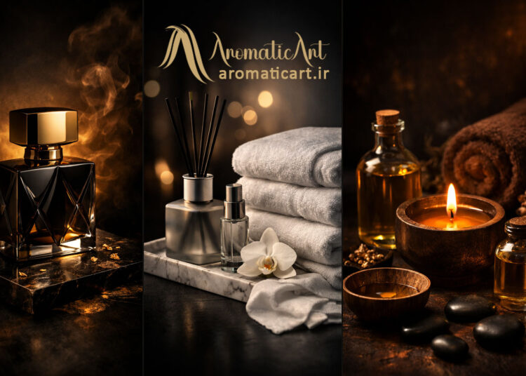 آروماتیک آرت دنیای هنر های معطر-طراحی رایحه اختصاصی سازمانی-طراحی عطر شخصی-وغن ماساژ معطر-محصولات مراقبتی پوست و مو-