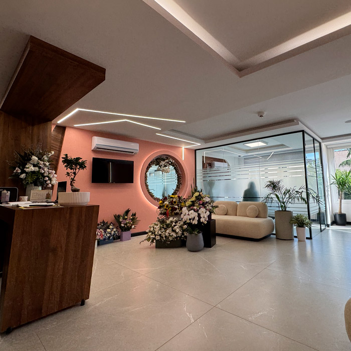 فضای کلینیک زیبایی آدری غرب تهران