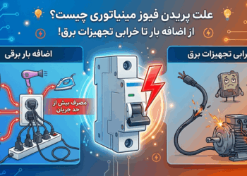 علت پریدن فیوز مینیاتوری چیست؟ از اضافه بار تا خرابی تجهیزات برق!