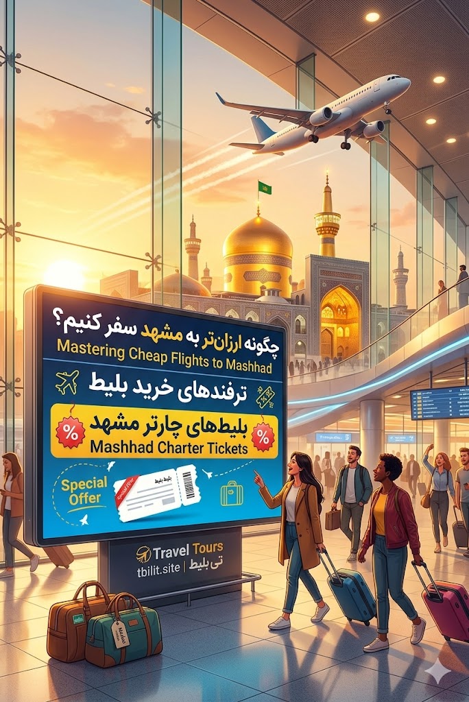 چگونه ارزانتر به مشهد سفر کنیم؟ (۱۰ ترفند طلایی خرید بلیط پرواز) 2 چگونه ارزانتر به مشهد سفر کنیم؟