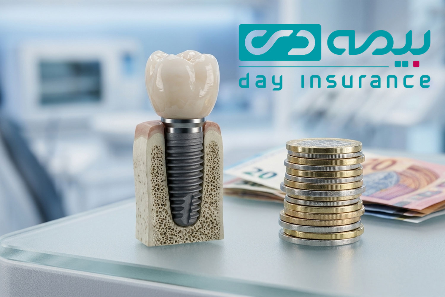 هزینه ایمپلنت با بیمه تکمیلی دی 1405 | سقف تعهدات و جدول پوشش بیمه دی 2 dey-insurance-implant