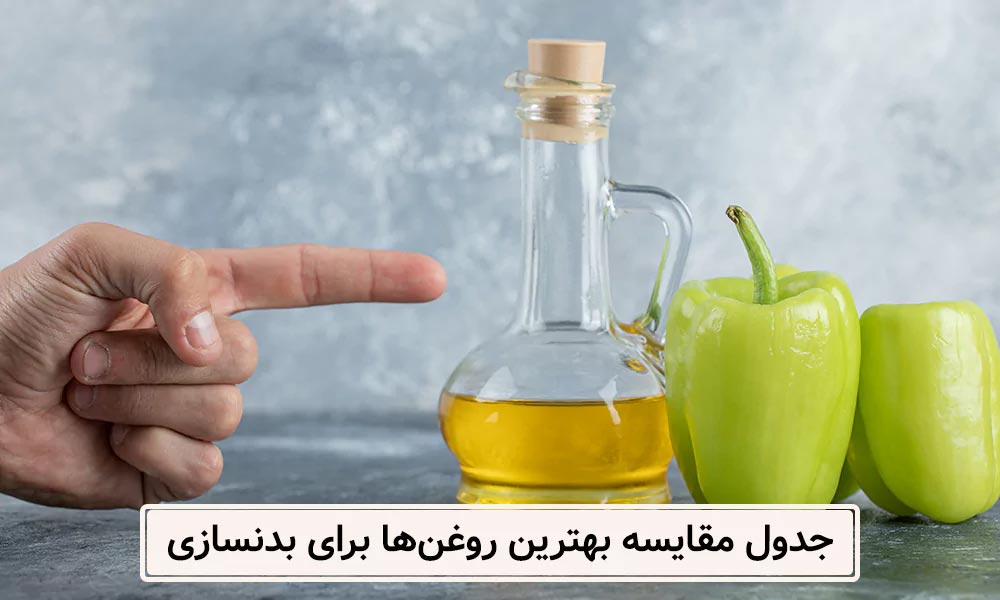 روغن های خبرجو برای بدنسازی (مقایسه 5 روغن منحصر به فرد) 8 جدول مقایسه بهترین روغن ها برای بدنسازی