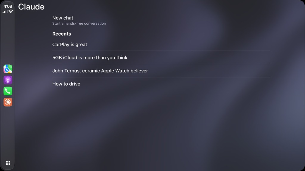 Apple CarPlay با 5 چت ربات هوش مصنوعی سازگار است 